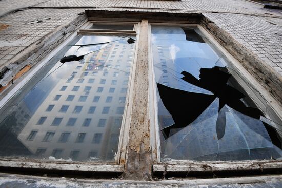 Demolition of Moscow's last K-7 series five-story building