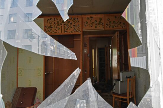 Demolition of Moscow's last K-7 series five-story building