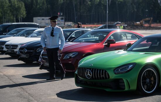 Ceremony to lay Mercedes-Benz plant's first stone in Moscow Region