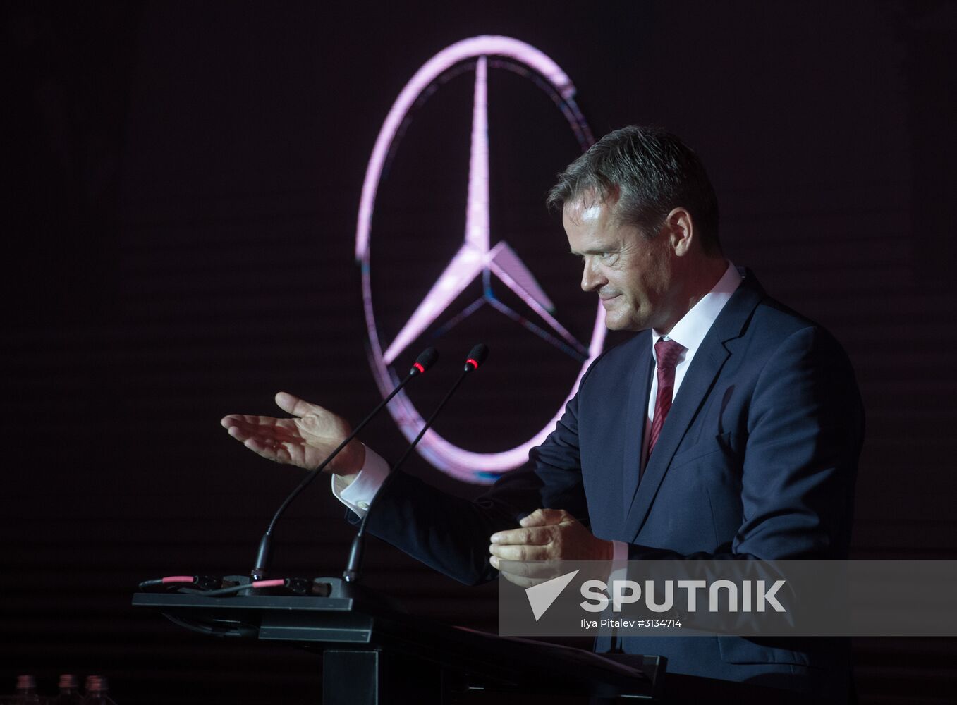 Ceremony to lay Mercedes-Benz plant's first stone in Moscow Region