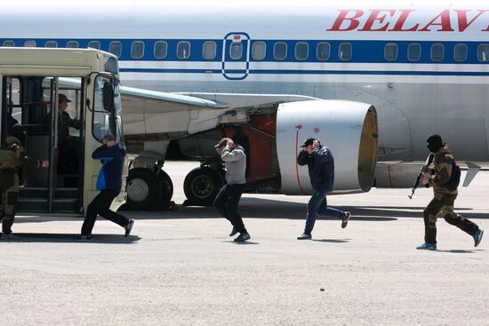 Belarusian security service exercise