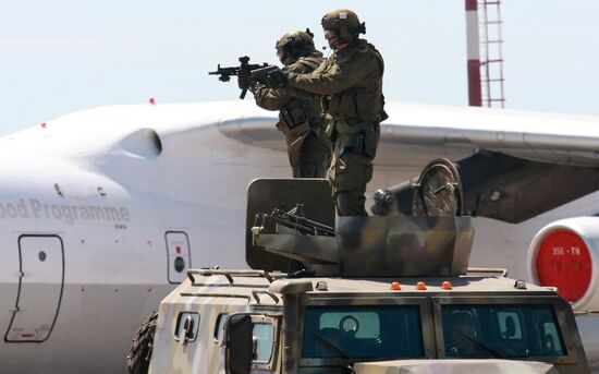 Belarusian security service exercise