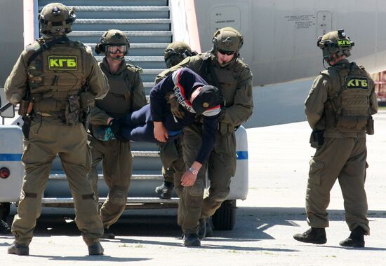 Belarusian security service exercise