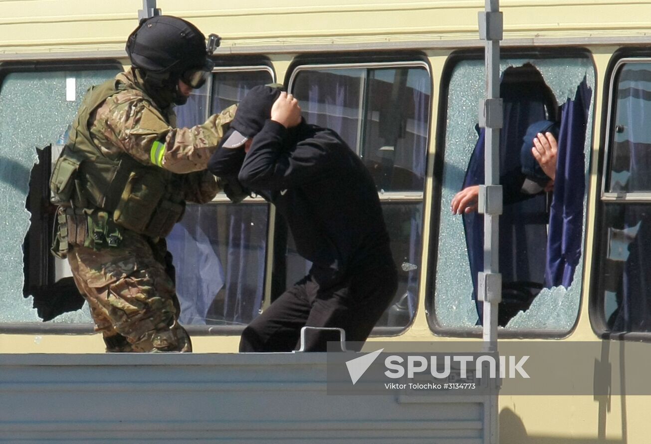 Belarusian security service exercise