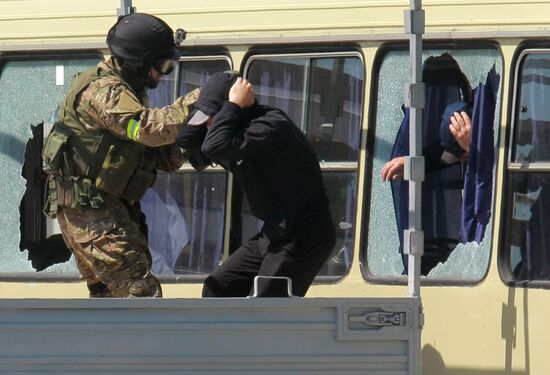 Belarusian security service exercise