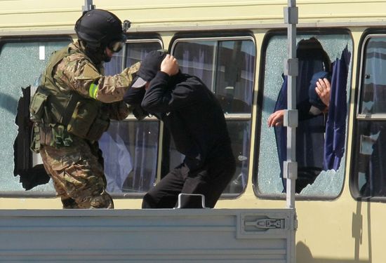 Belarusian security service exercise