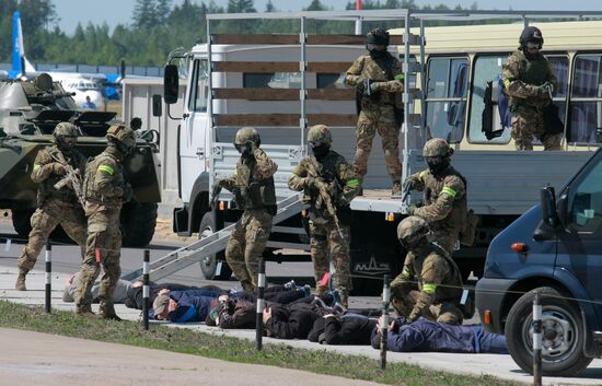 Belarusian security service exercise