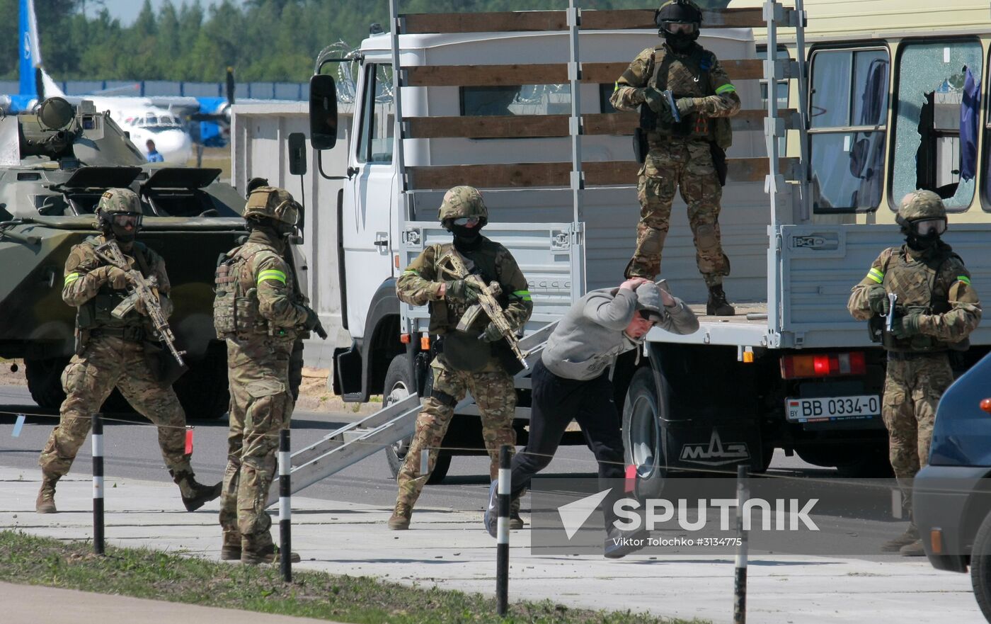 Belarusian security service exercise