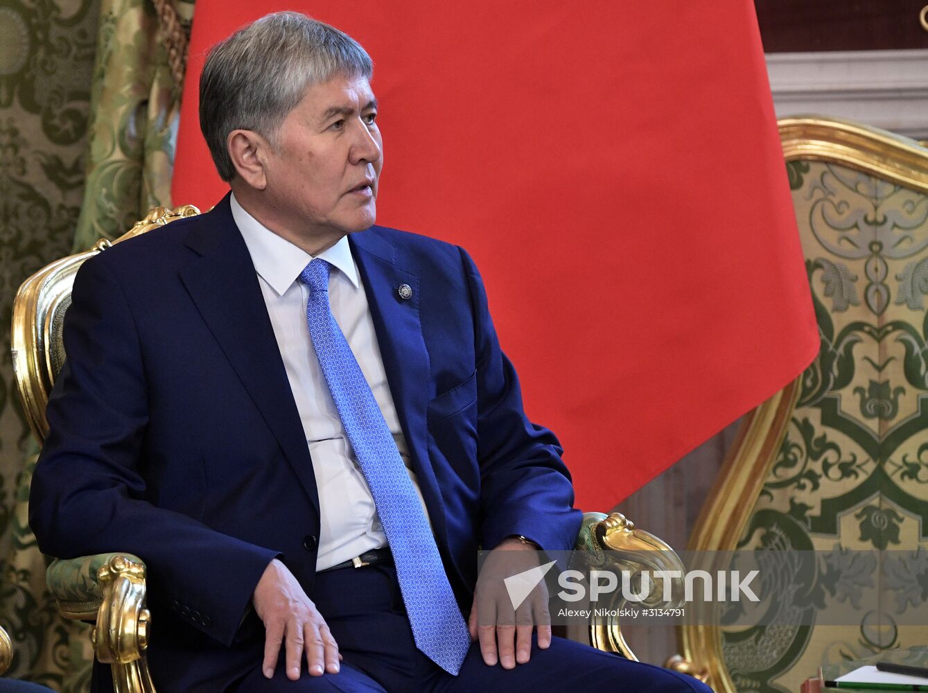Vladimir Putin holds talks with President of Kyrgyzstan Almazbek Atambayev