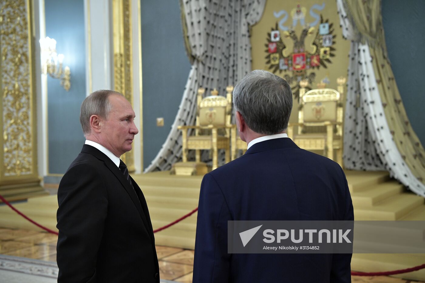Vladimir Putin holds talks with President of Kyrgyzstan Almazbek Atambayev