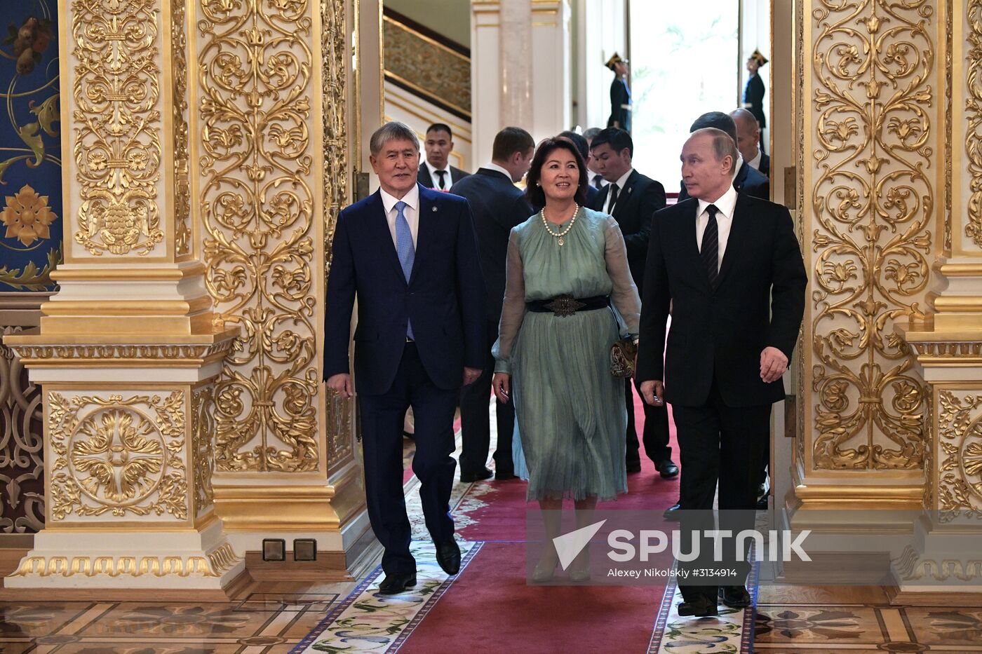 Vladimir Putin holds talks with President of Kyrgyzstan Almazbek Atambayev