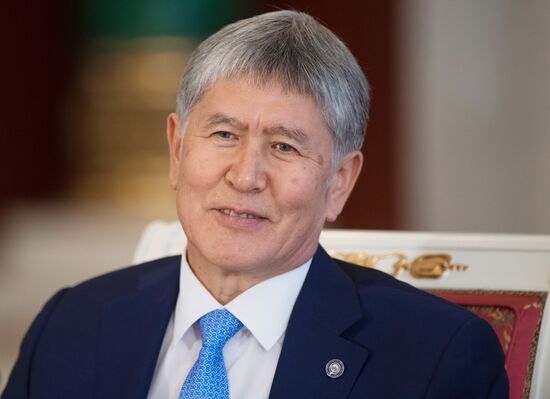 Vladimir Putin holds talks with President of Kyrgyzstan Almazbek Atambayev