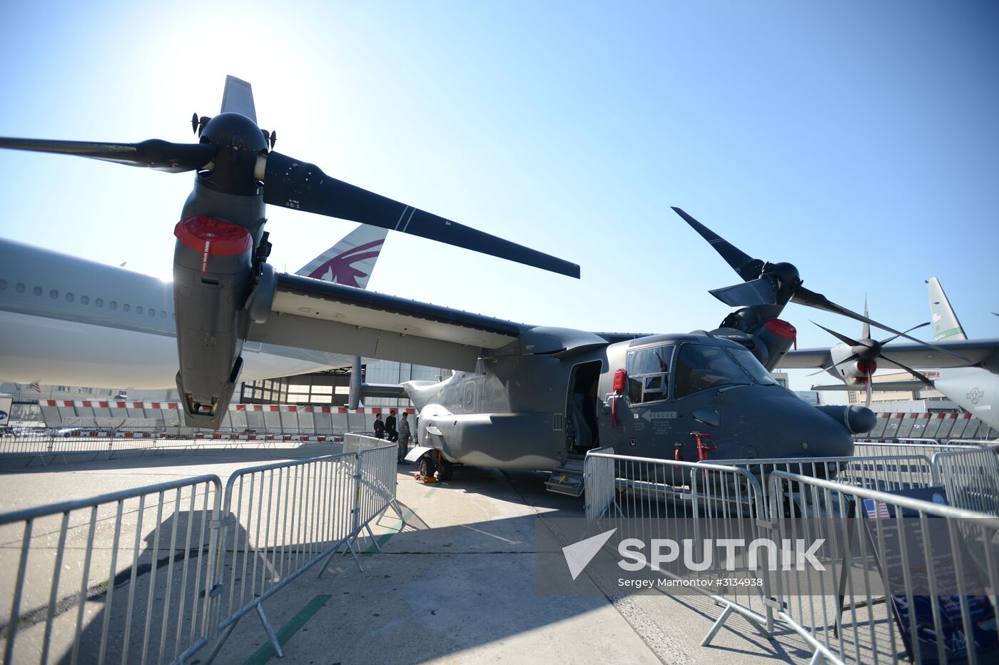 2017 International Paris Air Show at Paris-Le Bourget Airport
