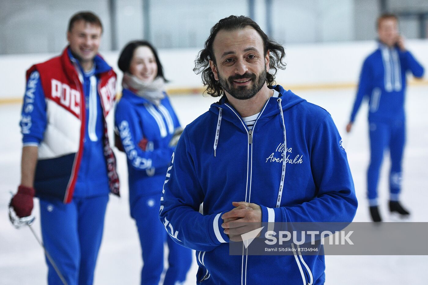 Rehearsal of Ilya Averbukh's figure skating show "Romeo and Juliet"