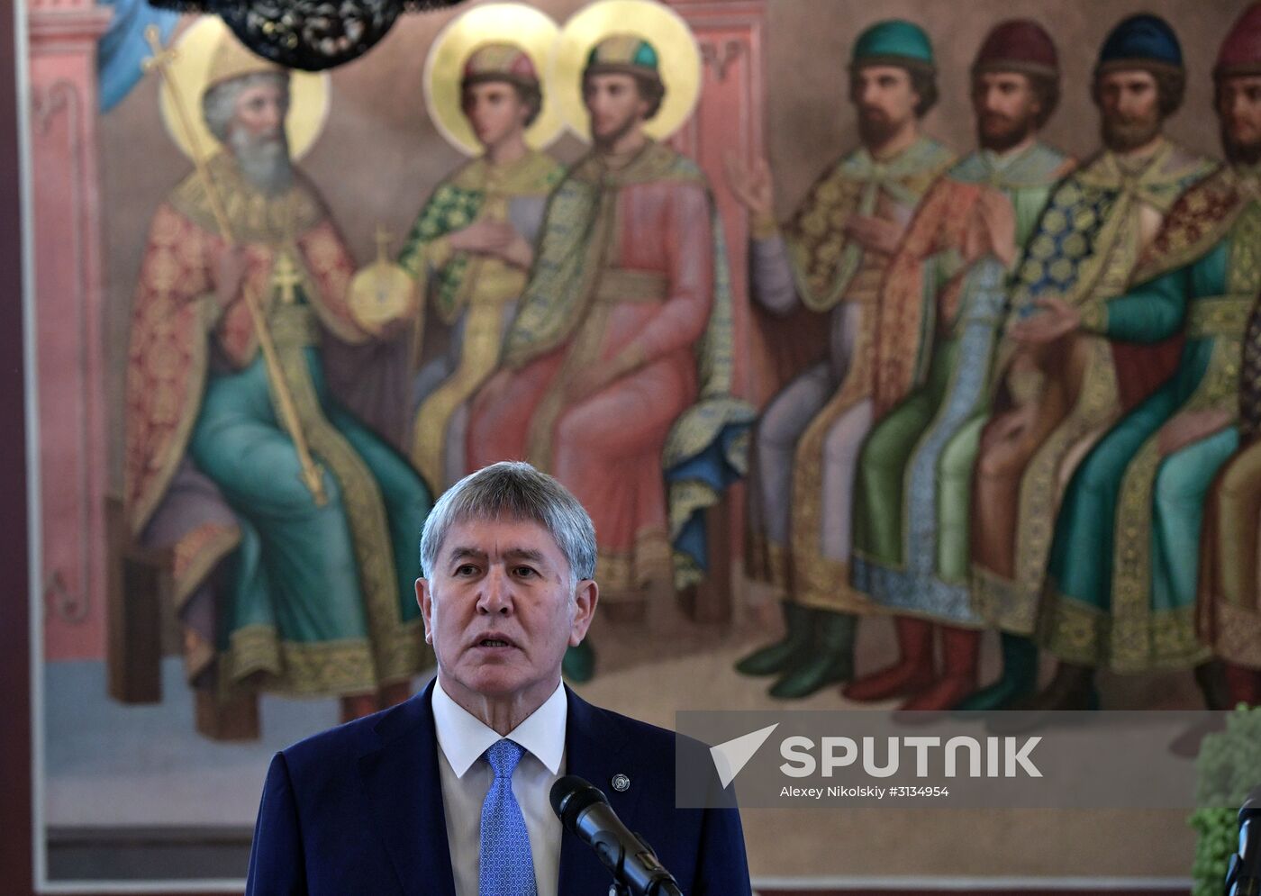 Vladimir Putin holds talks with President of Kyrgyzstan Almazbek Atambayev