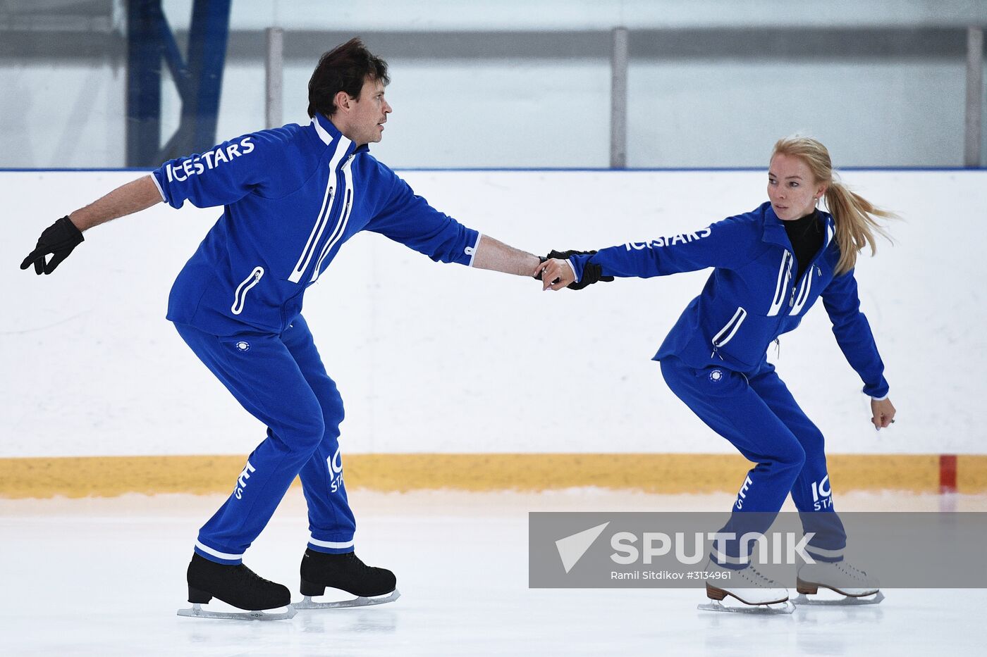 Rehearsal of Ilya Averbukh's figure skating show "Romeo and Juliet"