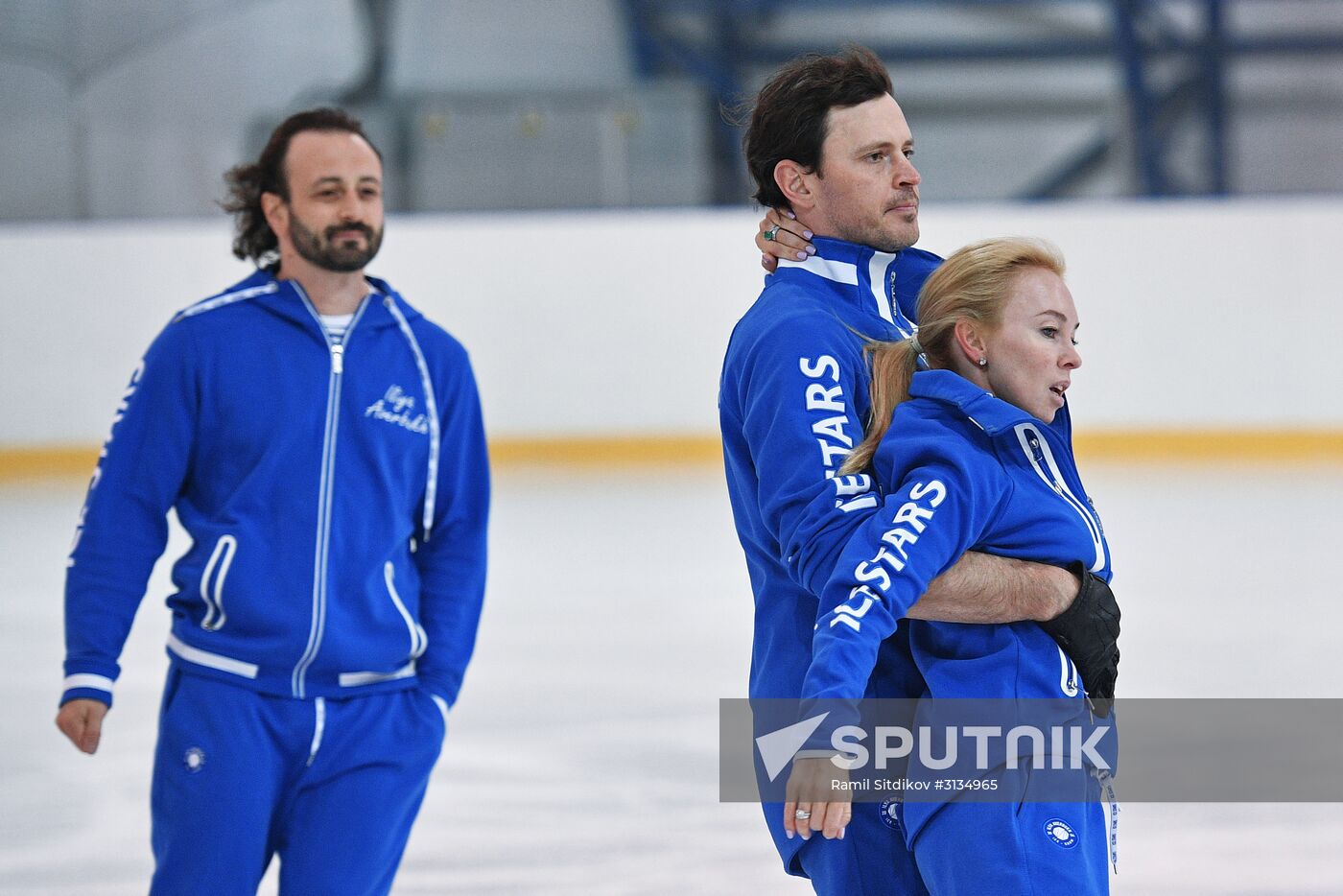Rehearsal of Ilya Averbukh's figure skating show "Romeo and Juliet"