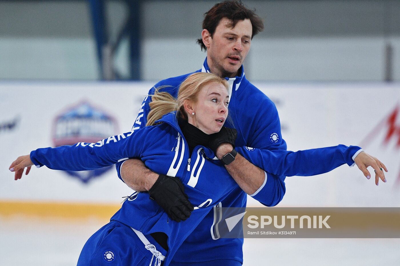 Rehearsal of Ilya Averbukh's figure skating show "Romeo and Juliet"