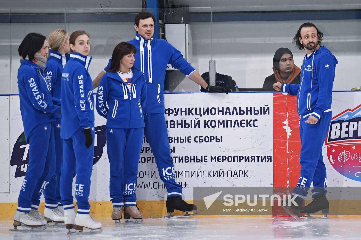 Rehearsal of Ilya Averbukh's figure skating show "Romeo and Juliet"