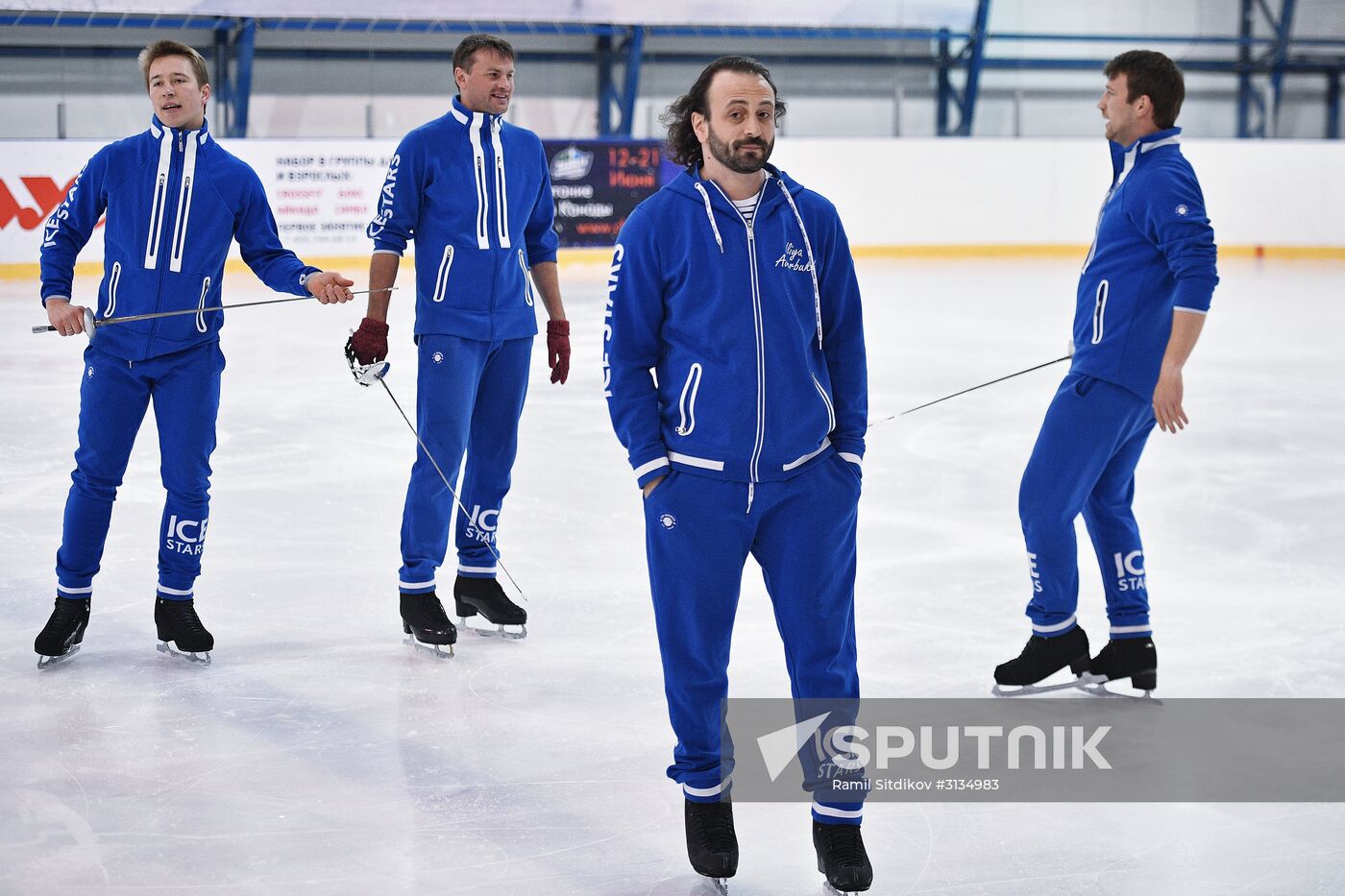Rehearsal of Ilya Averbukh's figure skating show "Romeo and Juliet"
