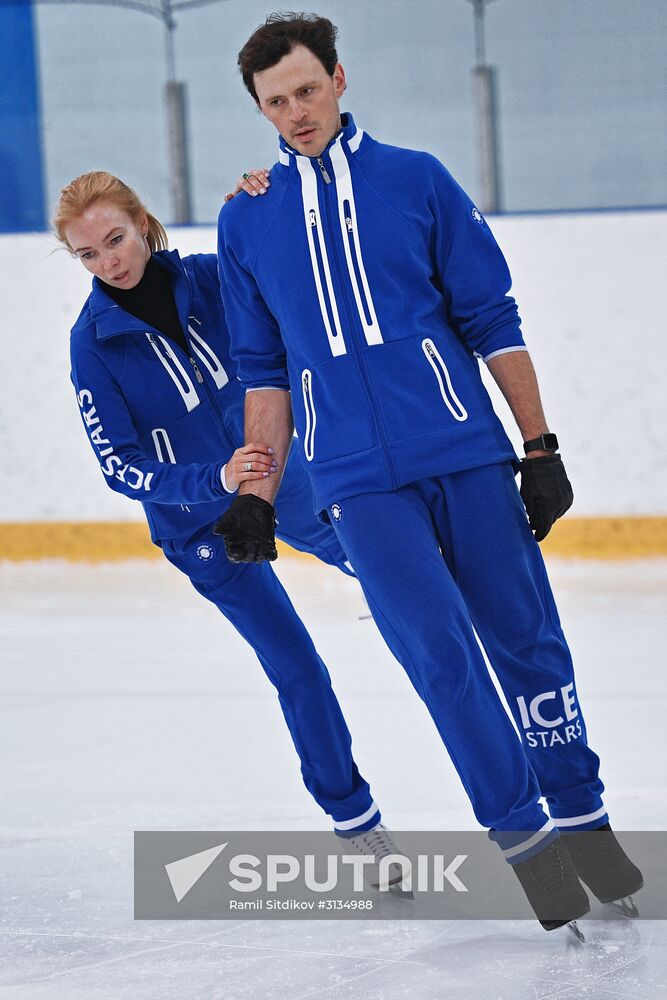 Rehearsal of Ilya Averbukh's figure skating show "Romeo and Juliet"