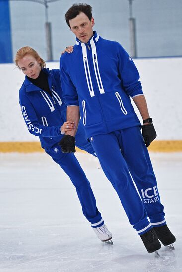 Rehearsal of Ilya Averbukh's figure skating show "Romeo and Juliet"