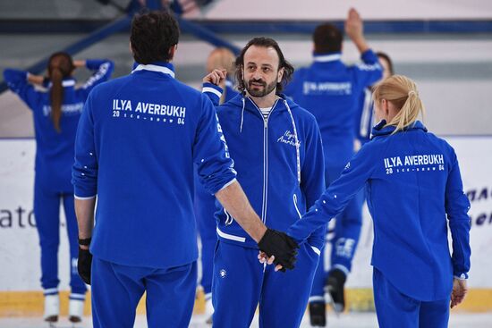 Rehearsal of Ilya Averbukh's figure skating show "Romeo and Juliet"