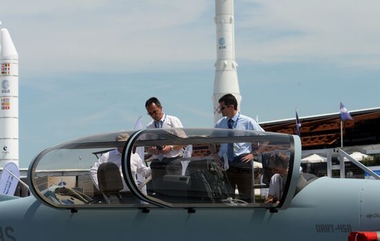 2017 International Paris Air Show at Paris-Le Bourget Airport