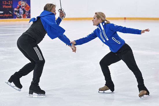 Rehearsal of Ilya Averbukh's figure skating show "Romeo and Juliet"