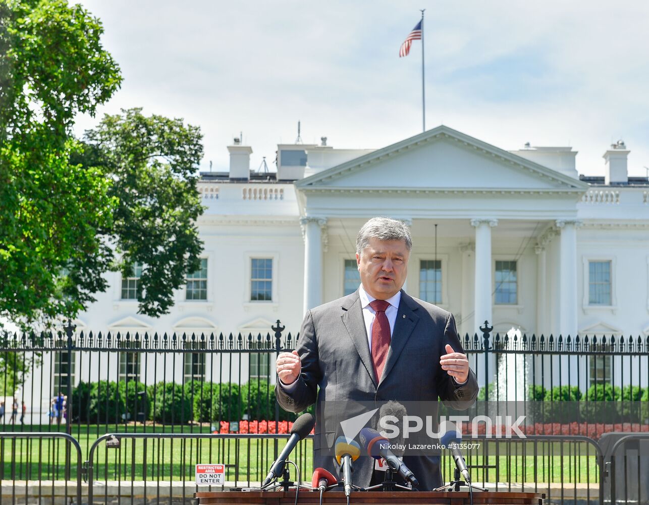 Ukrainian President Poroshenko's visit to the USA