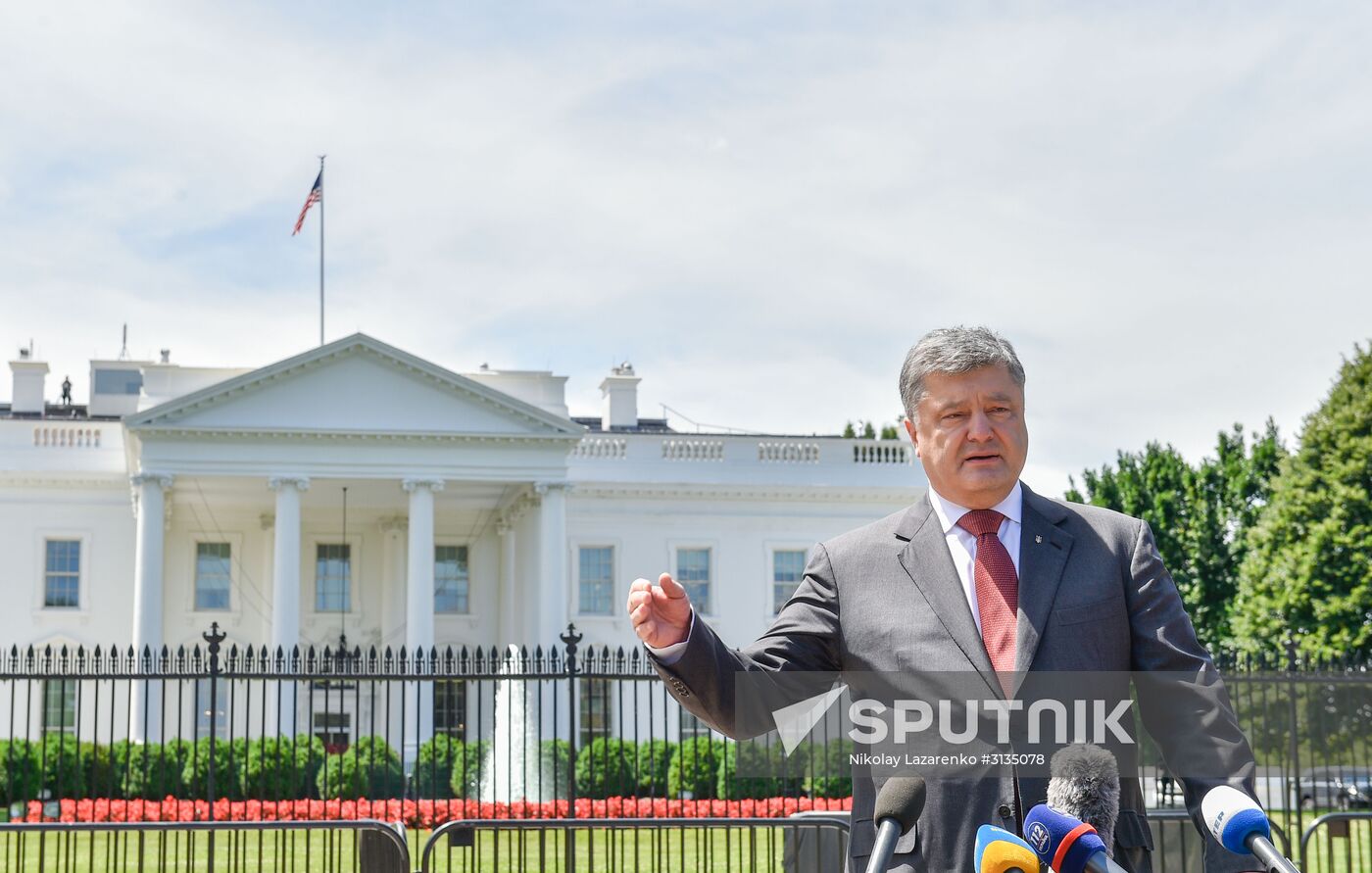 Ukrainian President Poroshenko's visit to the USA