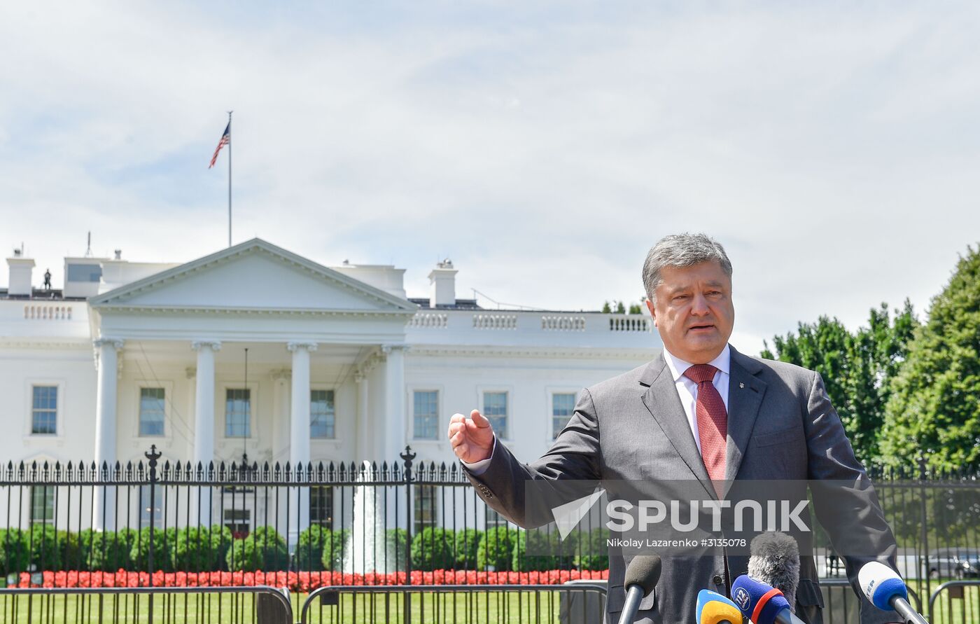 Ukrainian President Poroshenko's visit to the USA