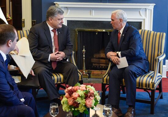 Ukrainian President Poroshenko's visit to the USA