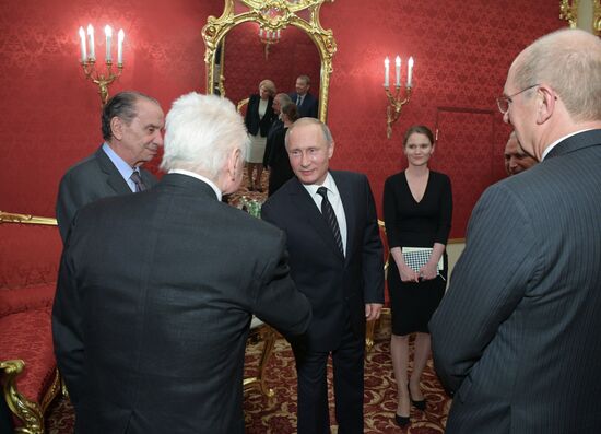 President Putin and Brazil's President Temer attend Bolshoi Theate show