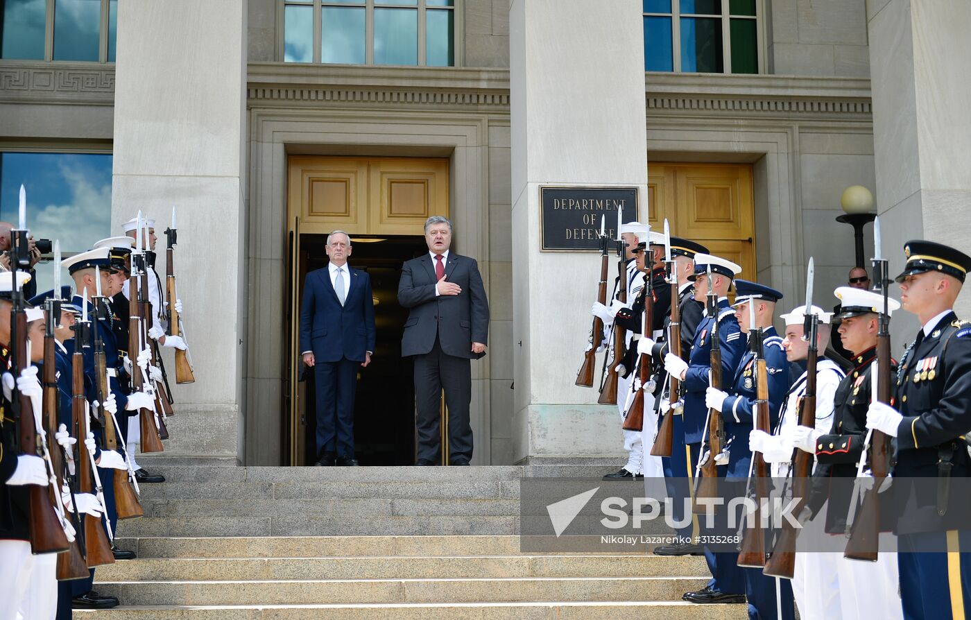 Ukrainian President Poroshenko's visit to the USA