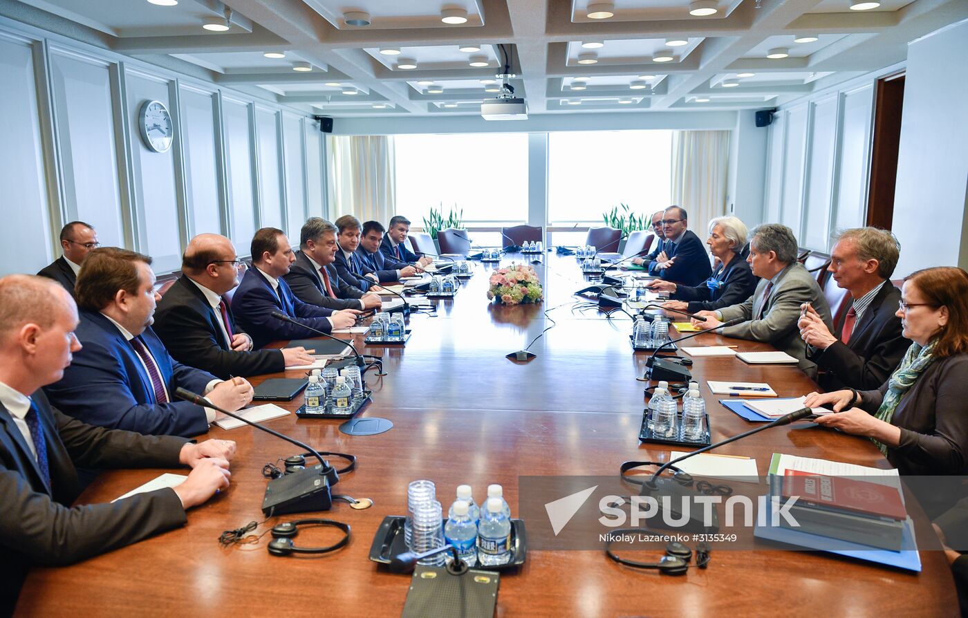 Ukrainian President Poroshenko's visit to the USA