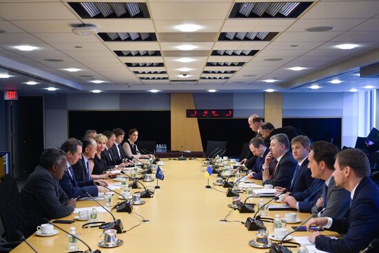 Ukrainian President Poroshenko's visit to the USA