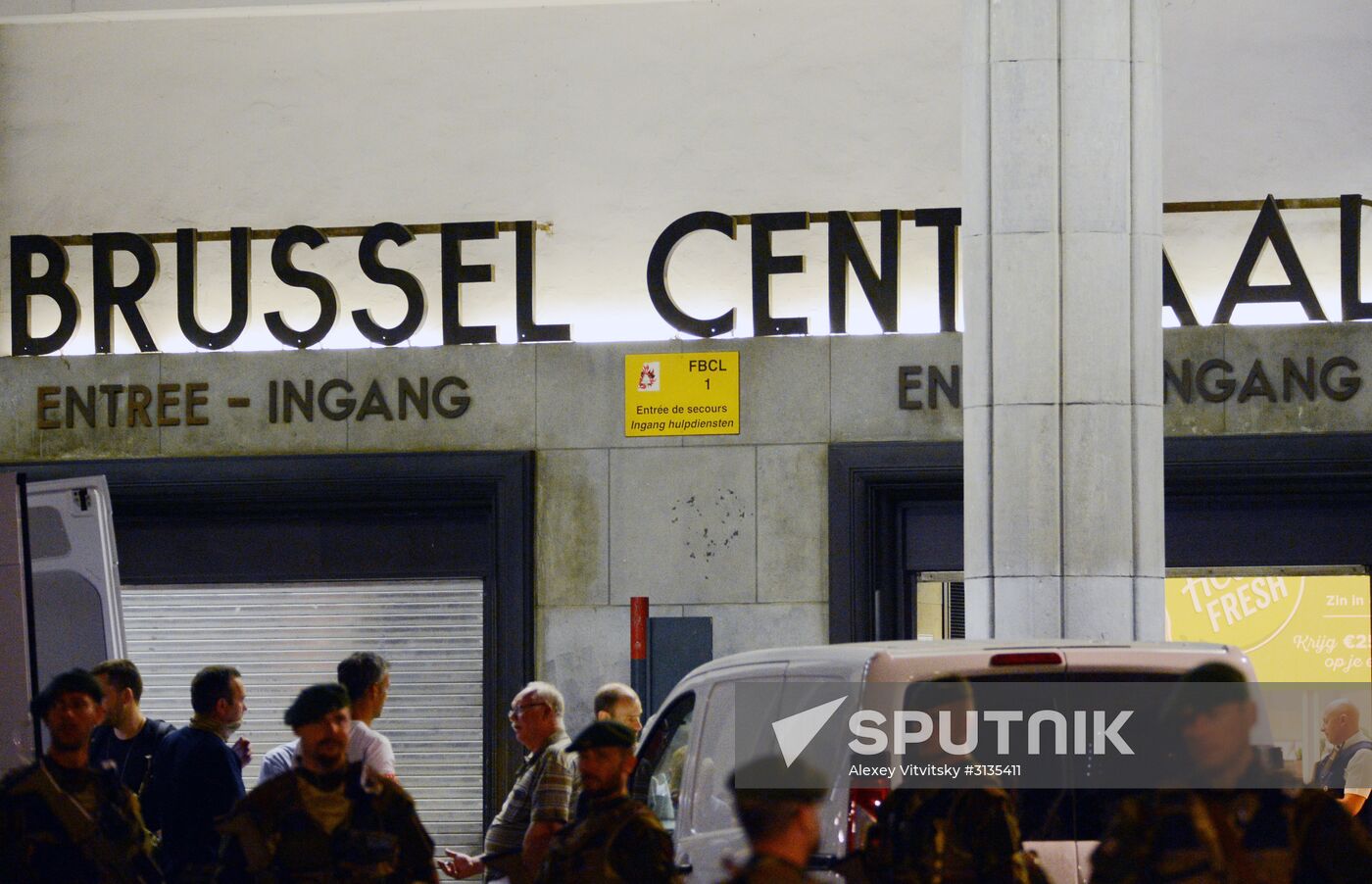 Terrorist attack at Brussels Central Station