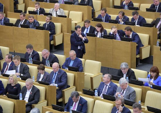 State Duma plenary meeting