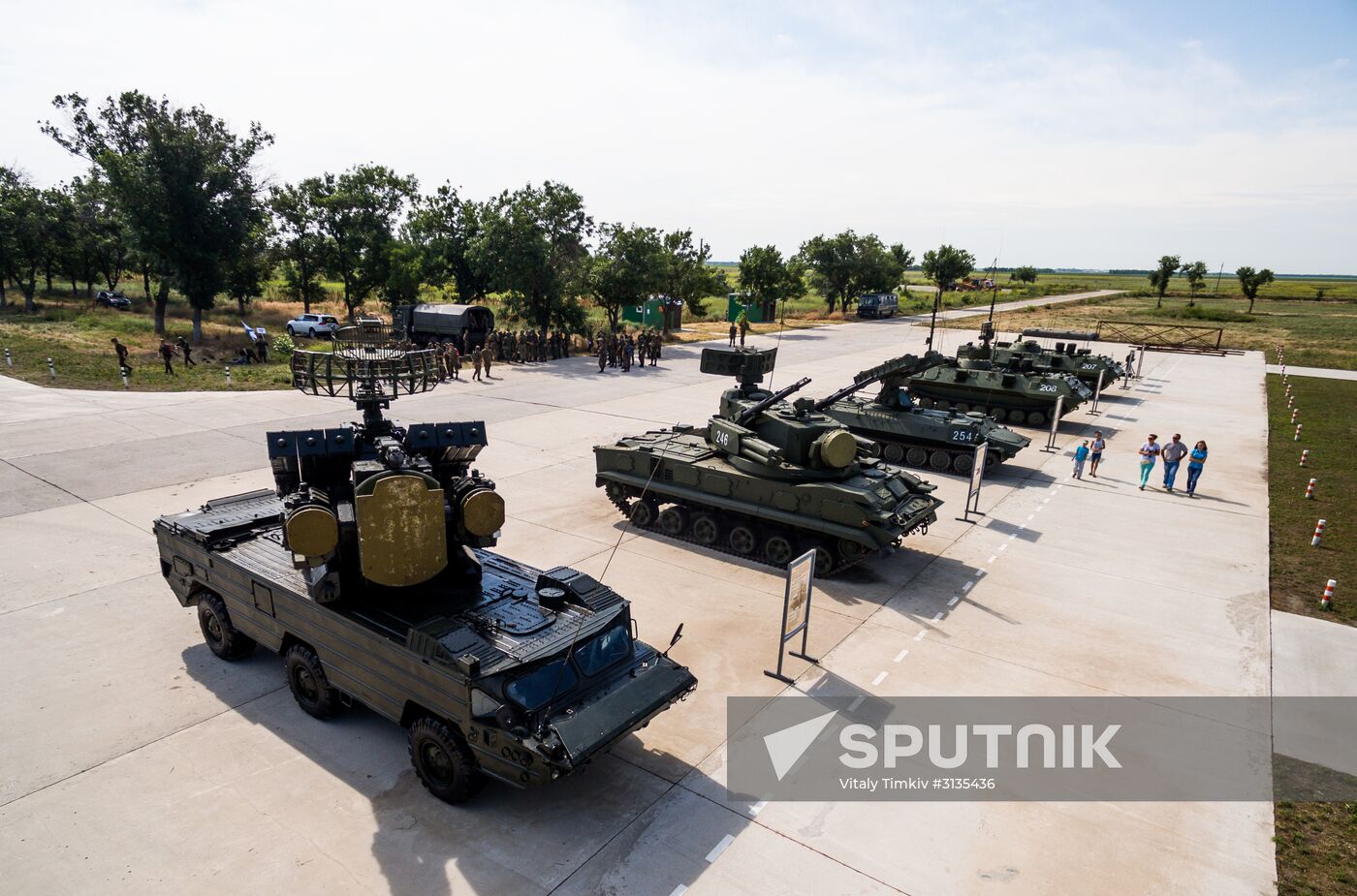 Clear Sky anti-aircraft missile troops competition in Yeisk