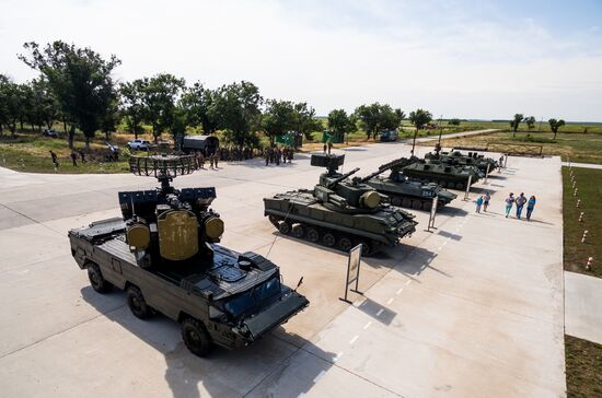 Clear Sky anti-aircraft missile troops competition in Yeisk