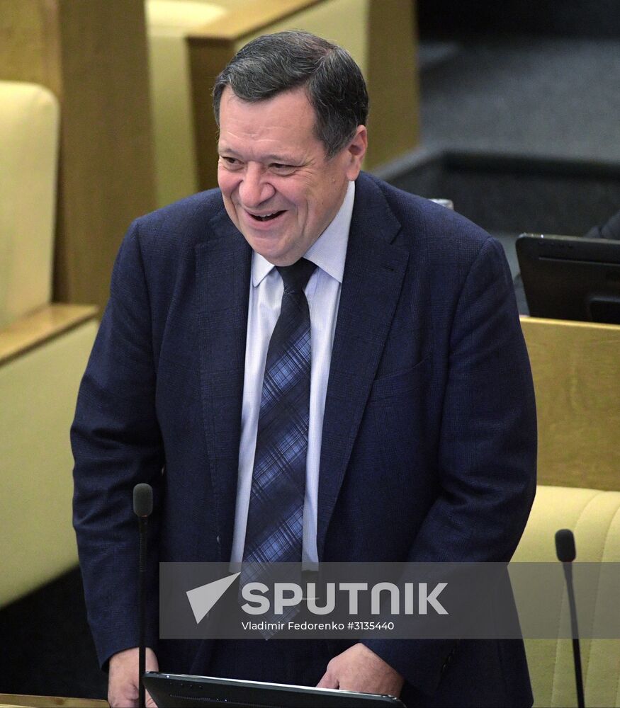 State Duma plenary meeting