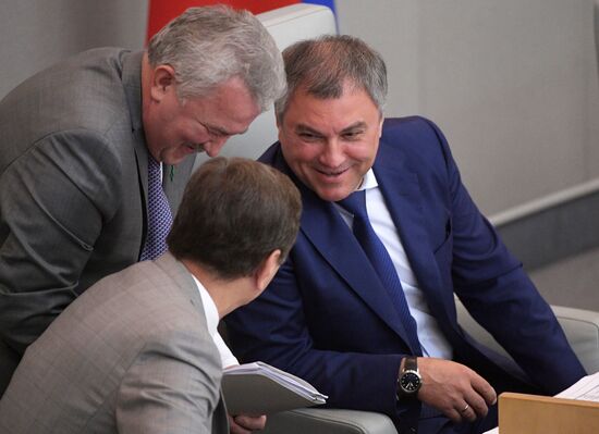 State Duma plenary meeting