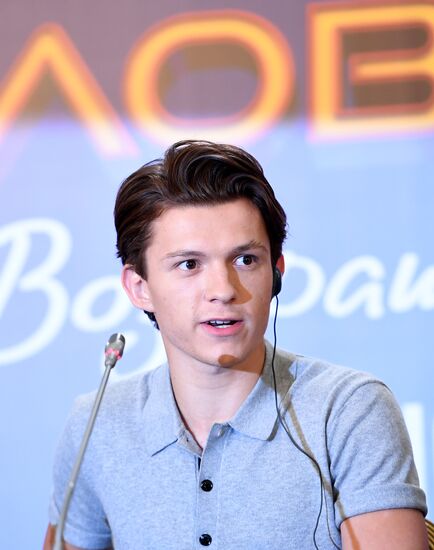 News conference with cast and crew of Spider-Man: Homecoming