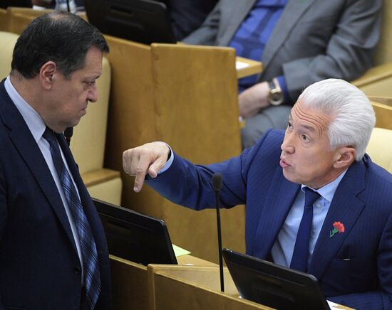 State Duma plenary meeting