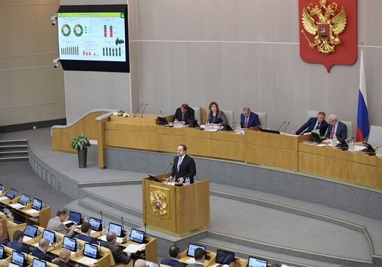 State Duma plenary meeting
