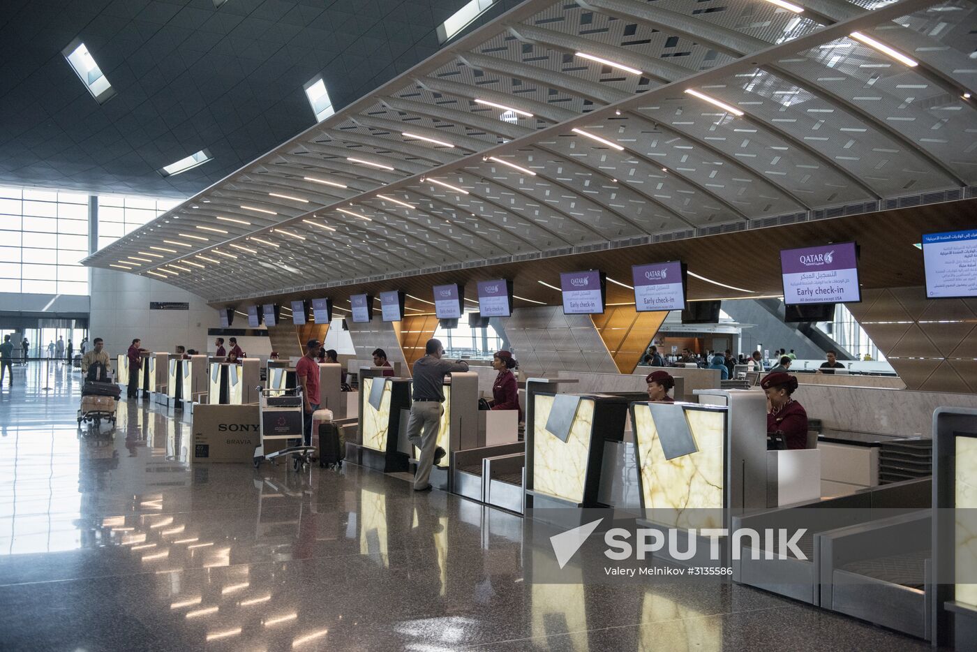 Hamad International Airport in Doha