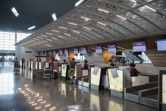 Hamad International Airport in Doha
