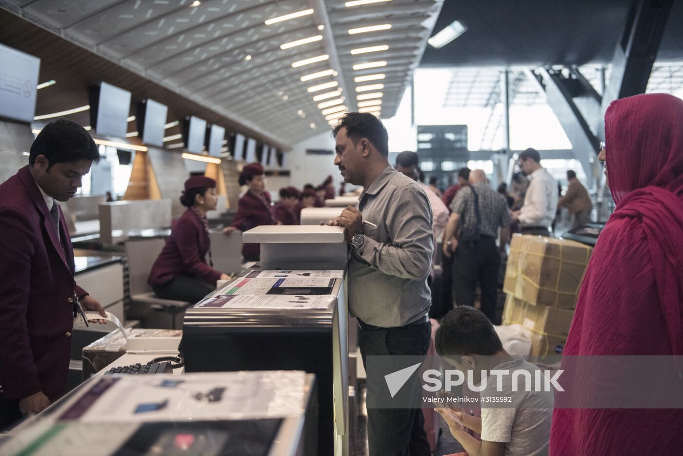 Hamad International Airport in Doha