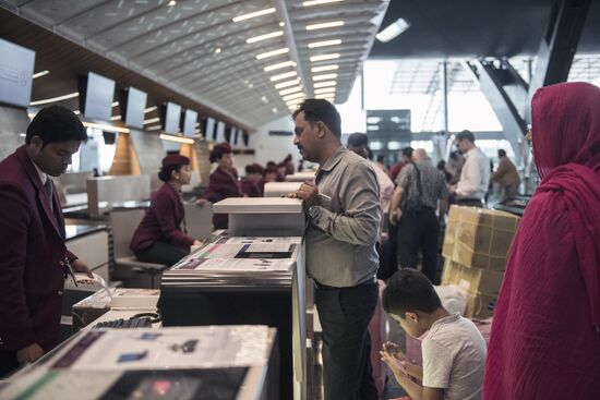 Hamad International Airport in Doha